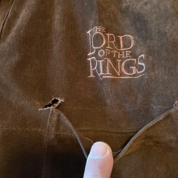 LORD OF THE RINGS NEW LINE CINEMA LEATHER JACKET SIZE LARGE BY MAC MURRAY - Picture 6 of 13